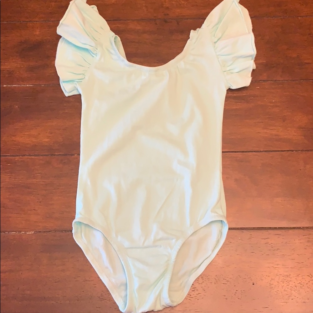 Online Boutique ruffle leotard - mint size M